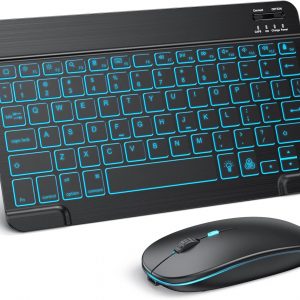 TECURS Bluetooth Keyboard and Mouse Combo for iPad
