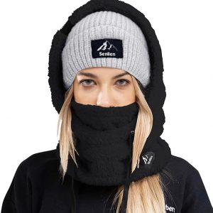 Senllen Balaclava Cold Weather Fleece Windproof Ski Mask-comes in 10 different colours