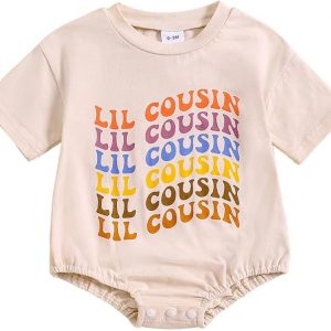 Sanqidu Toddler Baby Boys Girls Cousin Crew T Shirt Tops