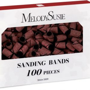 MelodySusie 100 Pcs Professional Sanding Bands