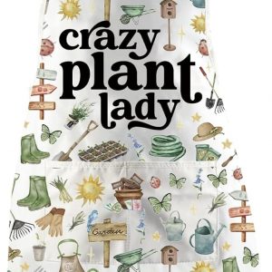 Plant Lover Gift Crazy Plant Lady Apron