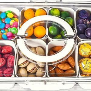 Divided Snackle Box, 8 Compartments